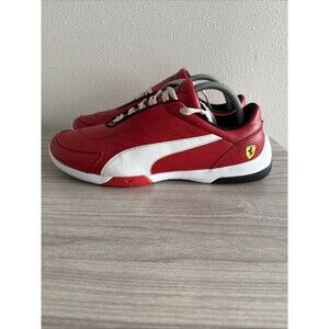 PUMA Mens Drift Cat Decima x Scuderia Ferrari White Red Driving Shoes Size 9.5